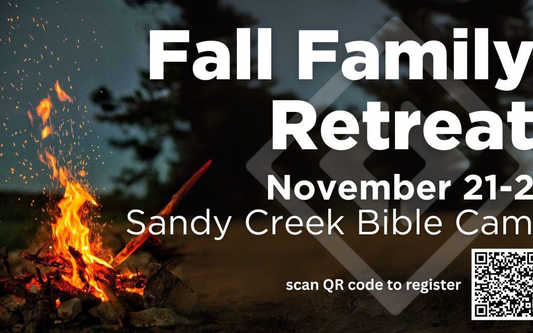 Fall Family Retreat
