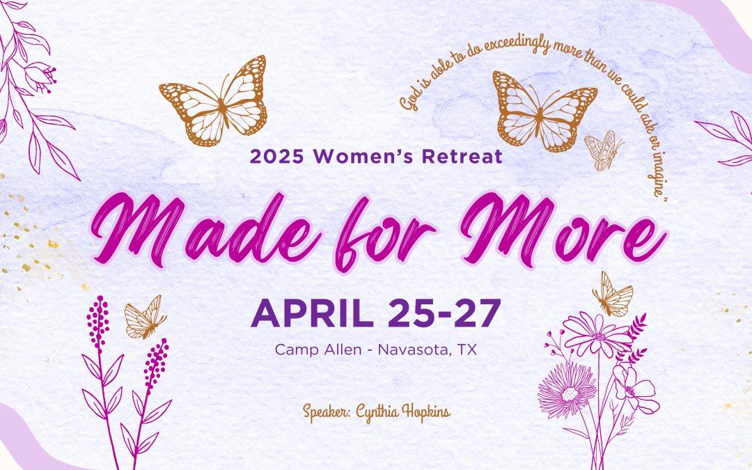Women’s Retreat – April 2025