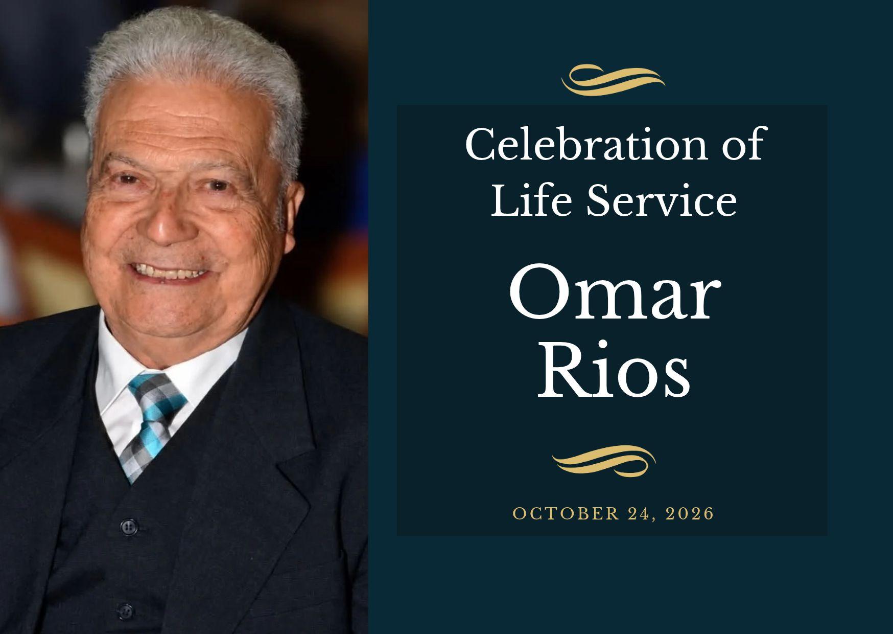 Celebration of Life: Omar Rios