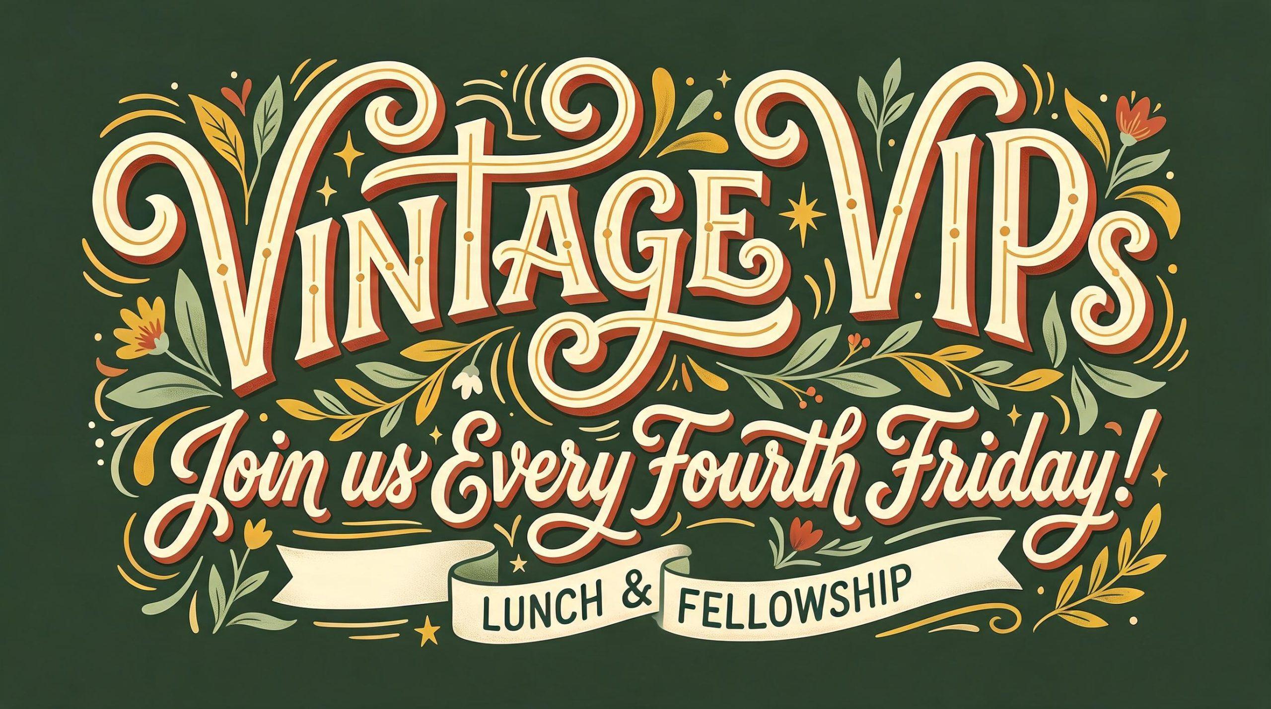 Vintage VIP Lunch